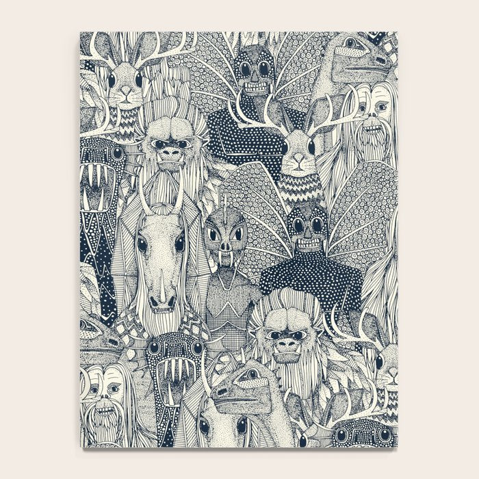 cryptid crowd indigo pearl Notebook Gallery Image 4