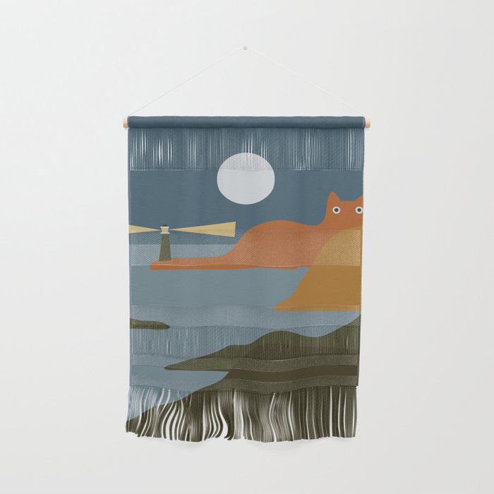 Cat Landscape 20 Wall Hanging Gallery Image 1