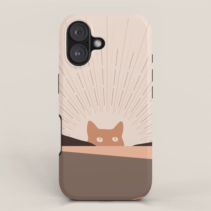 Cat Landscape 124 iPhone Case Gallery Image 1