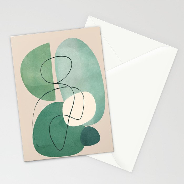 Floating Abstraction 8 Stationery Card Gallery Image 2