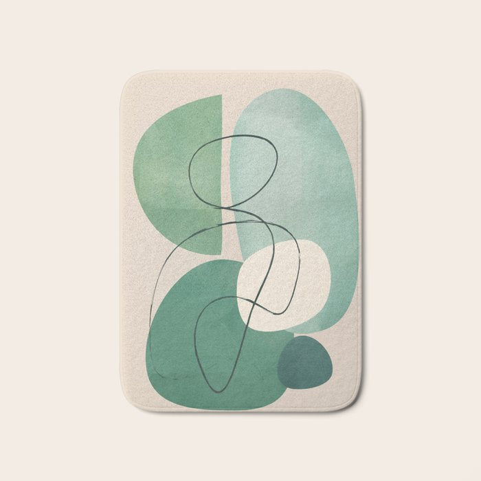 Floating Abstraction 8 Bath Mat Gallery Image 1