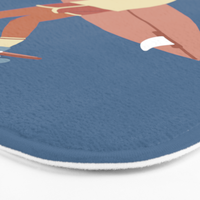 Surf poster Bath Mat Gallery Image 3