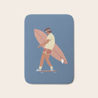 Surf poster Bath Mat Gallery Image 1