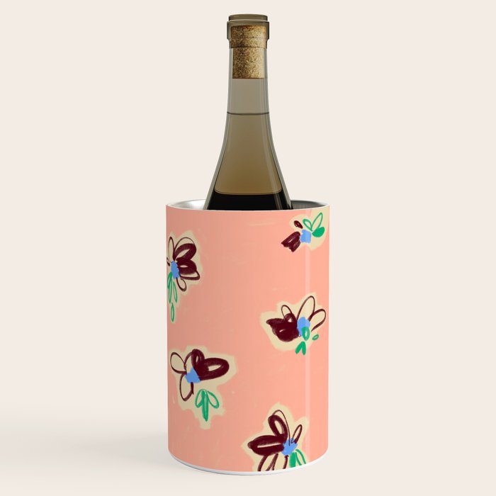 EASY ELEGANCE floral pattern Wine Chiller Gallery Image 3
