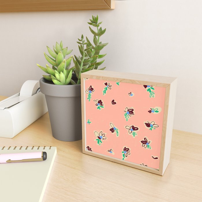EASY ELEGANCE floral pattern Mini Art Print Gallery Image 2