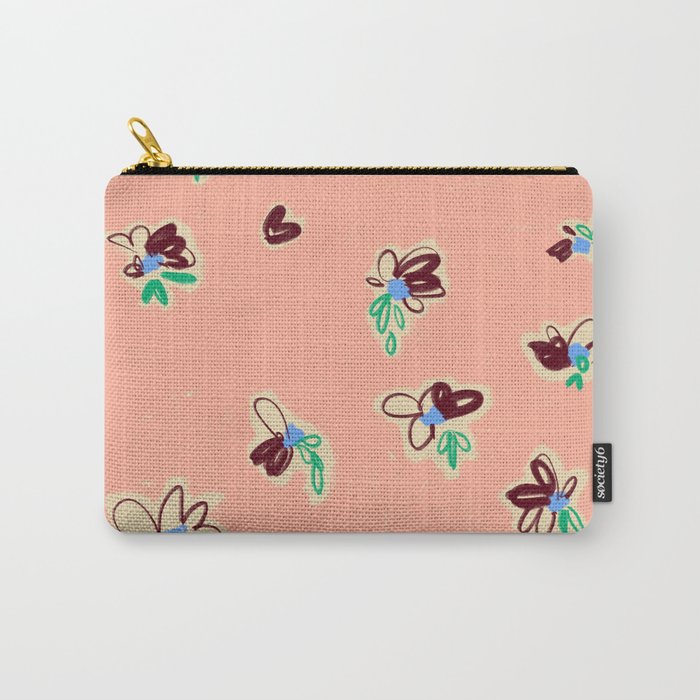 EASY ELEGANCE floral pattern Carry All Pouch Gallery Image 1