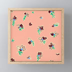 EASY ELEGANCE floral pattern Mini Art Print Gallery Image 1
