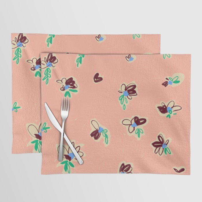 EASY ELEGANCE floral pattern Placemat Gallery Image 1