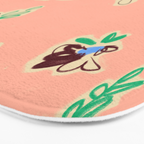 EASY ELEGANCE floral pattern Bath Mat Gallery Image 3