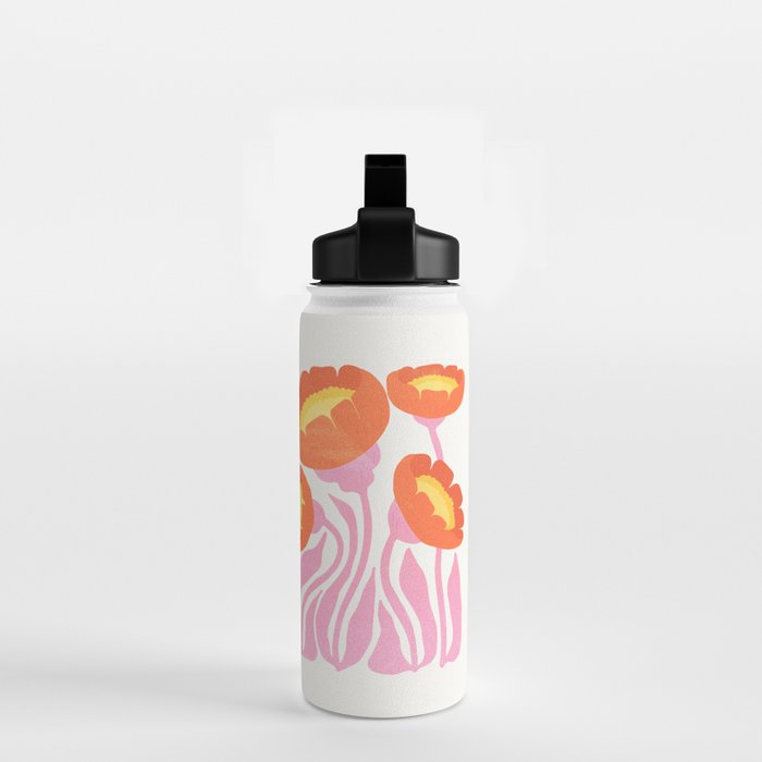 Coral Cosmos: Les Fleurs | Flower Market 05 | Spring Summer 23 Water Bottle Gallery Image 2