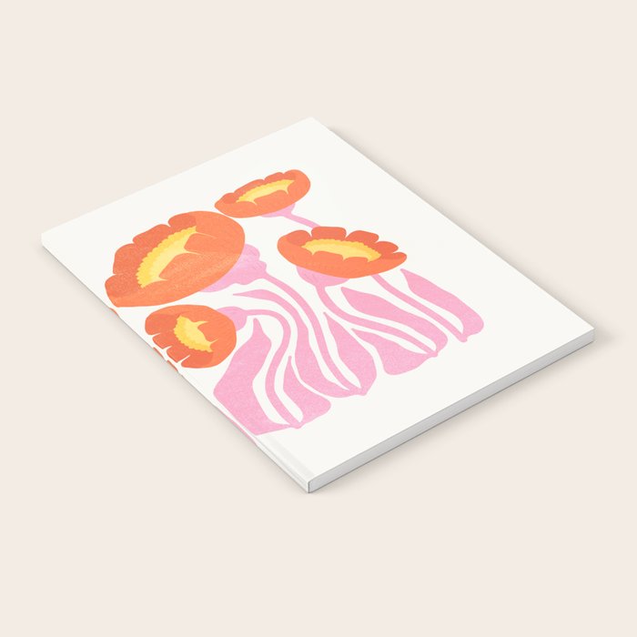 Coral Cosmos: Les Fleurs | Flower Market 05 | Spring Summer 23 Notebook Gallery Image 1