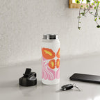 Coral Cosmos: Les Fleurs | Flower Market 05 | Spring Summer 23 Water Bottle Gallery Image 4