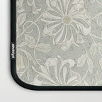 William Morris Honeysuckle & Tulip Pale Grey Blue Floral Laptop Sleeve Gallery Image 3