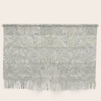 William Morris Honeysuckle & Tulip Pale Grey Blue Floral Wall Hanging Gallery Image 1