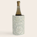 William Morris Honeysuckle & Tulip Pale Grey Blue Floral Wine Chiller Gallery Image 3