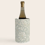 William Morris Honeysuckle & Tulip Pale Grey Blue Floral Wine Chiller Gallery Image 2
