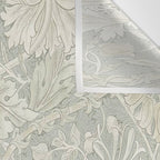 William Morris Honeysuckle & Tulip Pale Grey Blue Floral Wall Tapestry Gallery Image 3