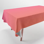 Gradient Fade Hot Pink to Orange Ombré Tablecloth Gallery Image 1