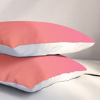 Gradient Fade Hot Pink to Orange Ombré Pillow Sham Gallery Image 3
