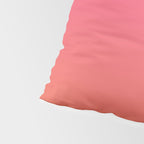 Gradient Fade Hot Pink to Orange Ombré Pillow Sham Gallery Image 4