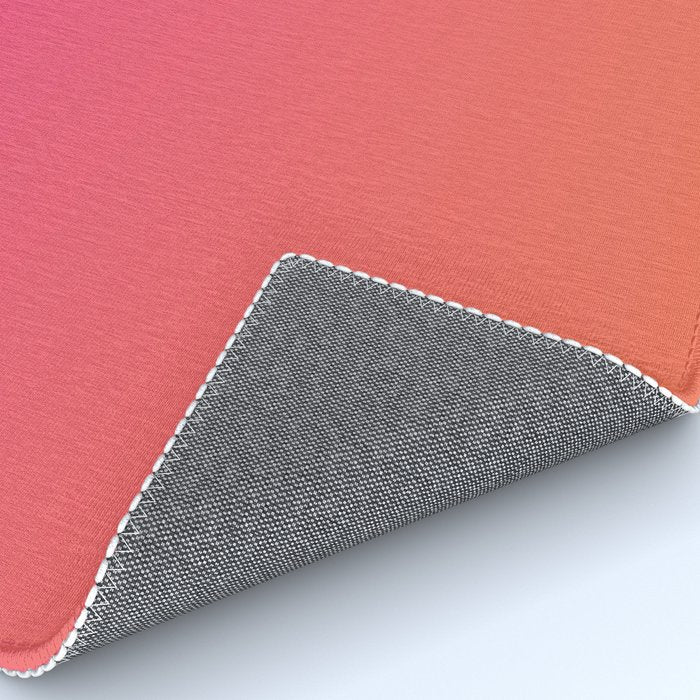 Gradient Fade Hot Pink to Orange Ombré Rug Gallery Image 4