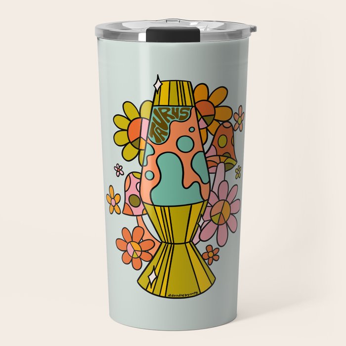 Taurus Lava Lamp Travel Mug Gallery Image 1