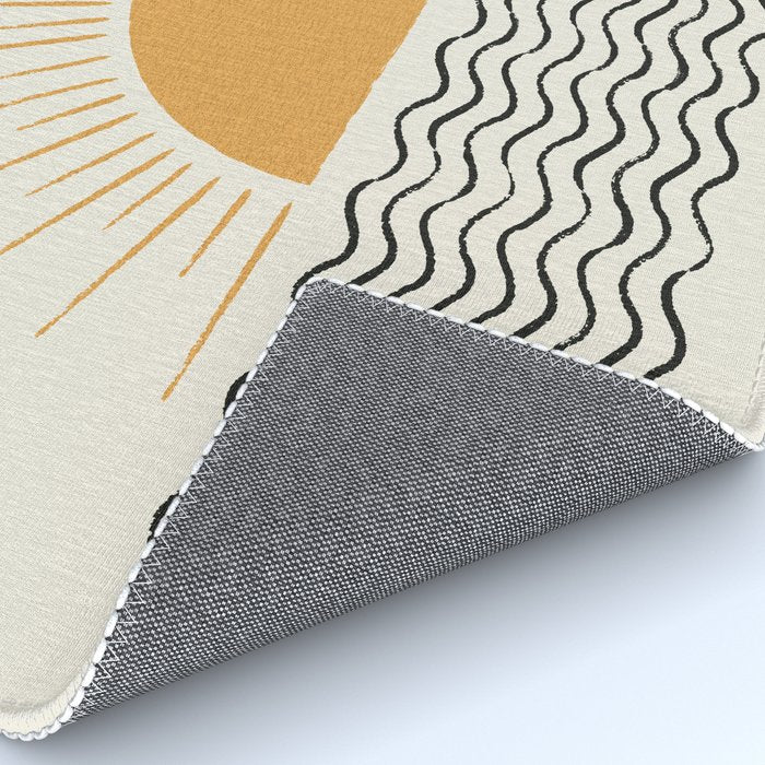 Sunrise Ocean -  Mid Century Modern Style Rug Gallery Image 4