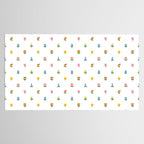 Colorful spring flower art pattern Tablecloth Gallery Image 2