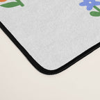 Colorful spring flower art pattern Desk Mat Gallery Image 4