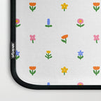 Colorful spring flower art pattern Laptop Sleeve Gallery Image 3