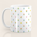 Colorful spring flower art pattern Coffee Mug Gallery Image 3