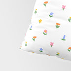 Colorful spring flower art pattern Pillow Sham Gallery Image 4