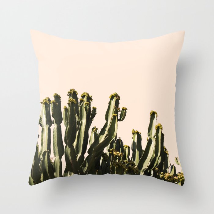 cactus nature x Throw Pillow Gallery Image 6