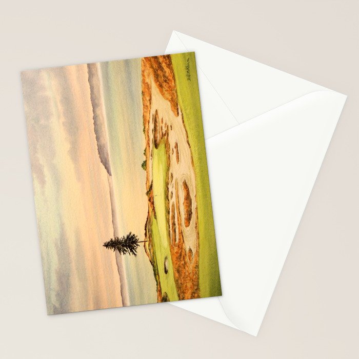 Chambers Bay Golf Course 15th Hole Stationery Card Gallery Image 2