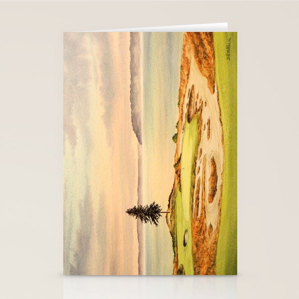 Chambers Bay Golf Course 15th Hole Stationery Card Gallery Image 2