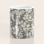 Club Surfing Longboard Logo and Hibiscus Hawaiian Print  Coffee Mug Gallery Image 4
