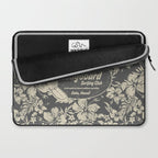 Club Surfing Longboard Logo and Hibiscus Hawaiian Print  Laptop Sleeve Gallery Image 2
