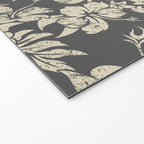 Club Surfing Longboard Logo and Hibiscus Hawaiian Print  Welcome Mat Gallery Image 2