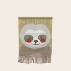 Sloth Animal Portrait Wall Hanging Gallery Image 1