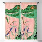 Jungle Crocodile Window Curtain Gallery Image 5