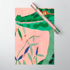 Jungle Crocodile Wrapping Paper Gallery Image 1