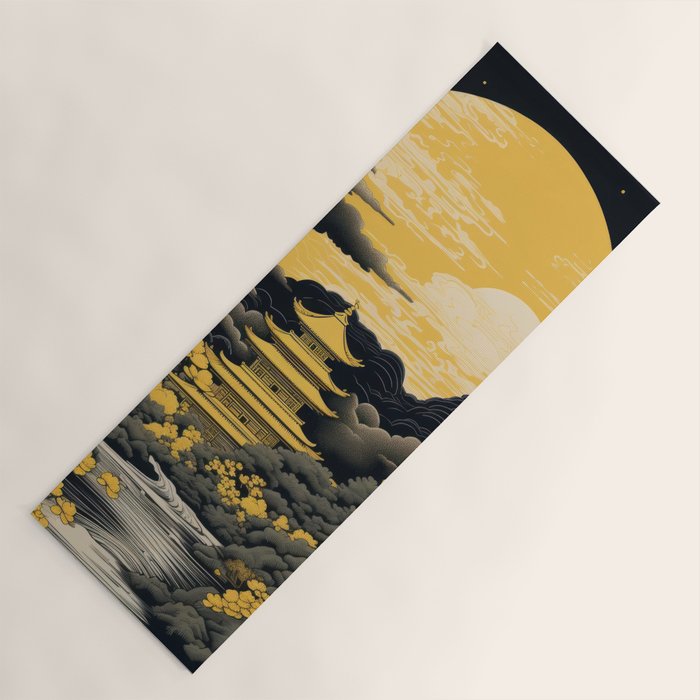Golden Pagoda Yoga Mat Gallery Image 1