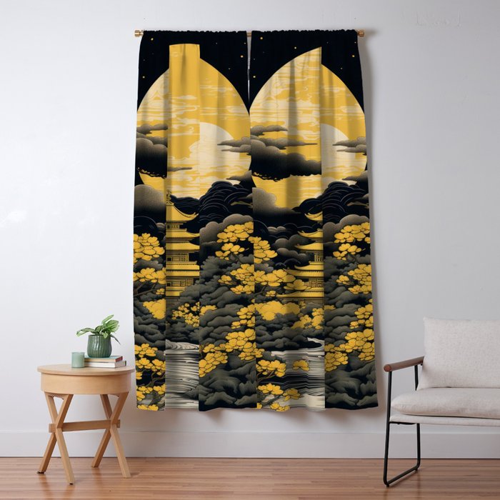 Golden Pagoda Window Curtain Gallery Image 5
