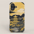 Golden Pagoda iPhone Case Gallery Image 1