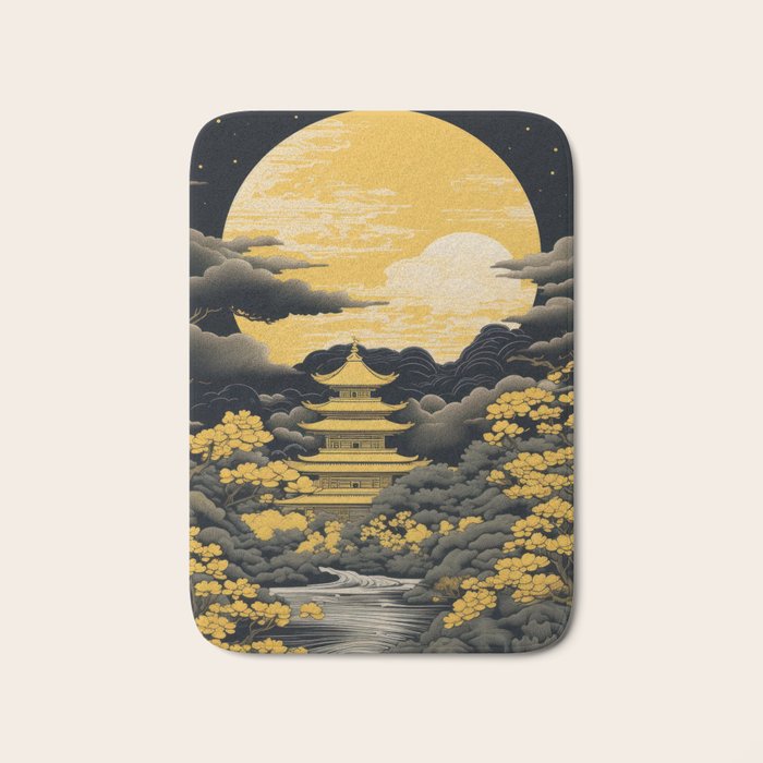 Golden Pagoda Bath Mat Gallery Image 1