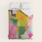 floral color study abstract art Duvet Cover Gallery Image 6