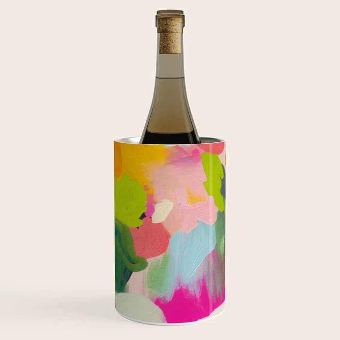 floral color study abstract art Wine Chiller Gallery Image 3