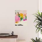 floral color study abstract art Poster Gallery Image 2