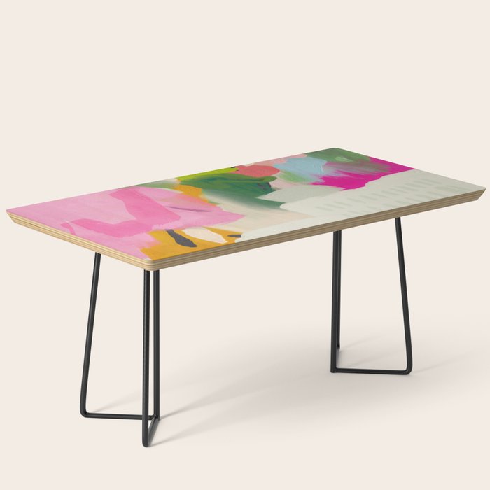 floral color study abstract art Coffee Table Gallery Image 1