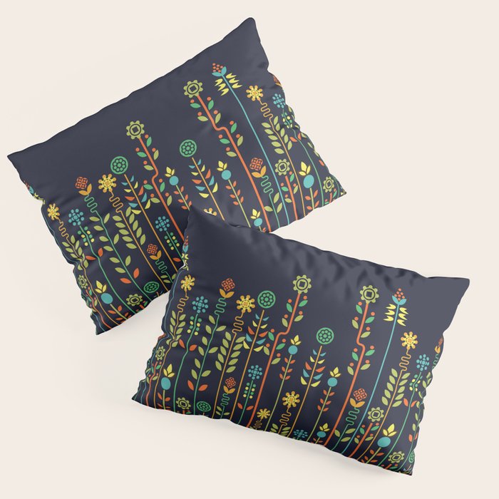 Overgrown flowers Pillow Sham Gallery Image 3